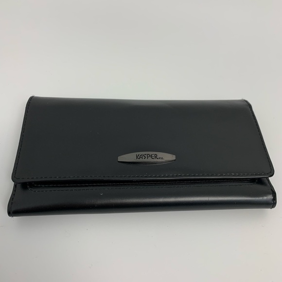 Kasper trifold Faux Leather black Wallet - Picture 15 of 15